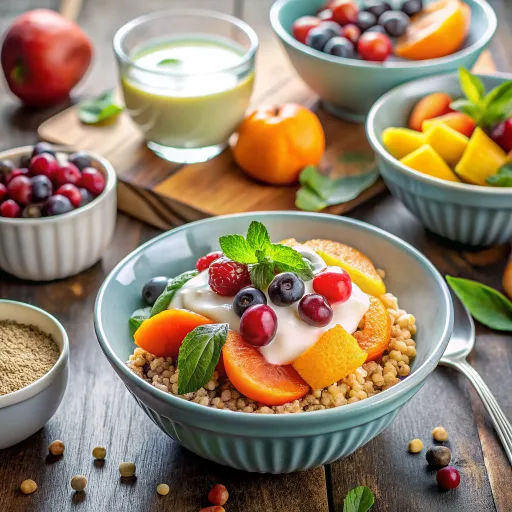 Krispiga Amarant- och Quinoabitar med Citrusyoghurt